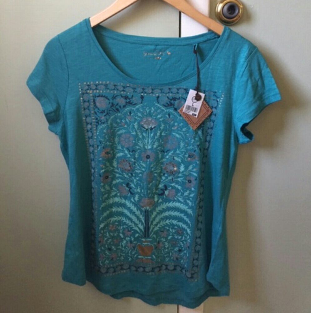 Turquoise short sleeve